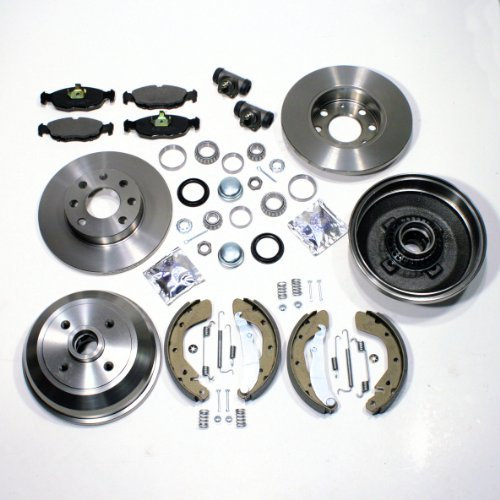 Bremsscheiben/Bremsen + Bremstrommel komplett Set vorne + hinten