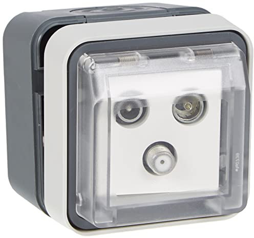 Berker Antennen-Steckdose LGR 12033535 Einzeldose 3-Loch W.1 Antennensteckdose 4011334404590