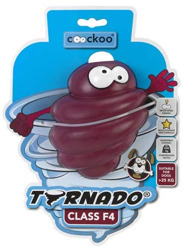 COOCKOO Dog Toy Tornado F4 >27KG Indian-RED 130x105x105mm