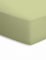 schlafgut Mako-Jersey Basic Spannbetttuch, Baumwolle, lind, 200 x 100 cm