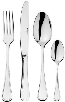 Fourchette de table en inox 18/10 de 3mm finition miroir - Lot de 6 Confidence