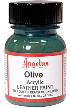 Cuero Angelus Paint 1 onza de oliva