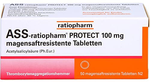 ASS-ratiopharm PROTECT 100 mg magensaftr.Tabletten 50 St
