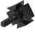 Other Sconosciuto 1/4 Alluminio Sede Croce Nera di Montaggio Tappo A Vite Bullone per Sportster Harley