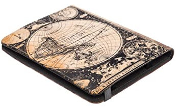'Silverht 111937140199 – Custodia Universale da 6 per Lettori di e-Book Reader con Motivo Travel