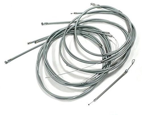 KIT SET COMPLETO 7 TRASMISSIONI CAVI CON GUIANA COMPOSTO DA ACCELERATORE 2 FRENI 2 MARCE 1 FRIZIONE E STARTER PER VESPA 50 SPECIAL 125 PRIMAVERA ET3 ENTRA NEL NEGOZIO AMAZON! PRONTO DA MONTARE