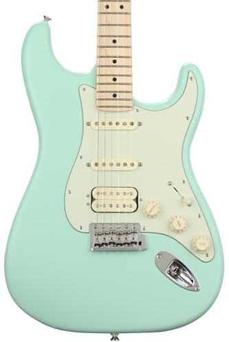 Fender American Performer HSS MN Satin Surf Green - E-Gitarre