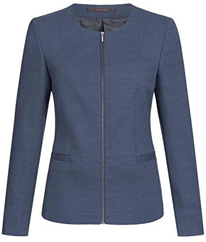 GREIFF Größe 42 Corporate Wear Modern with 37.5 Damen Blazer Regular Fit Marine Blau Pinpoint Modell 1429