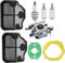 Hippotech Carburateur pour Tronçonneuse Husqvarna 36 41 136 137 137e 141 142 142e Walbro WT-834 WT-657 WT-529 WT-289 WT-285 WT-239 WT-202 Zama C1Q-W29E Remplace 530071987 530019172