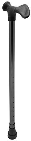 Gehstock anatomischen Griff, linke Seite, schwarz, inkl. Stockkapsel