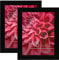 Americanflat Bilderrahmen A5 in Schwarz - DIN A5 Bilderrahmen aus Verbundholz mit Splitter Festem Glas - Horizontale und Vertikale Formate für Wand und Tisch - 2er Pack