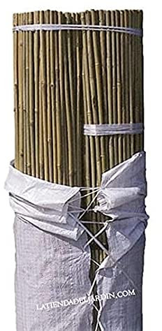 Suinga Lot de 200 Tuteur en Bambou 150 cm, diamètre 11-14 mm. Tiges de Bambou à Usage agricole, supportant Les Arbres, Les Plantes et Les légumes
