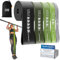 Wild Instincts Pull Up Band Light 1,3cm / Band für Klimmzüge, Fitnessbänder Set/Resistance Bands Set/Gummiband Sport/Widerstandsbänder für Crossfit & Stretching +Tasche +Trainings WebApp