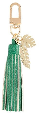 DRAEGER PARIS 1886 - Porte-Clés Charms en Polyuréthane - Charms Colorés Dorés - Mousqueton Pratique - Idée Cadeau - Collection Maroquinerie - Design Élégant