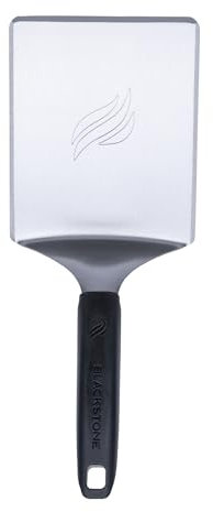 Blackstone Hamburger Spatel Heavy Duty Plastic Handle Large Stainless Steel Food Grade Flat Top Griddle Accessories-Hamburger Pancake Flipper- Grill Scraper Utensil for Home Kitchen Restaurants