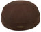 Sterkowski Modell Docker | 100% Baumwolle Dockermütze für Herren und Damen | Sommer Herbst Frühling Fischer Ohne Schirm Biker Cap Damen Fisherman Beanie Hafenarbeiter Kurz Kappe Braun 61