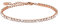 GD GOOD.designs Bracciale Tennis Argento e Oro per Donne I Bracciale Cubic Zirconia I Bracciale con Pietre di Cristallo (3mm) (Oro rosa)