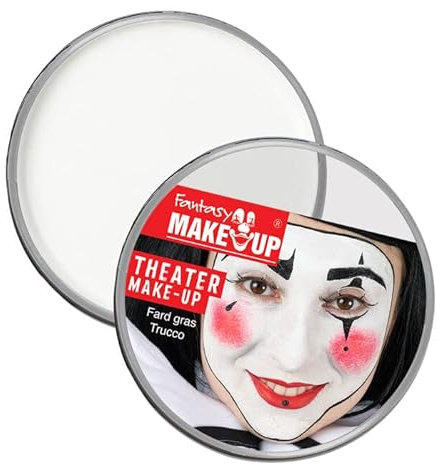 NEU Kinderschminke Karneval Theater-Make-Up / Creme-Schminke auf Fettbasis, 25g, Clownweiß
