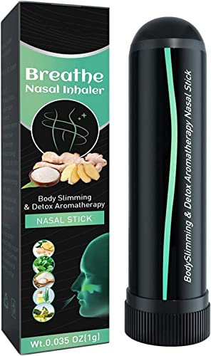 Body Slimming and Detox Aromatherapy Nasal Stick, Made with Essential Oils and Menthol, Provides Fresh Cooling Sensation, Enhance Breathing and Boost Focus (1pcs)