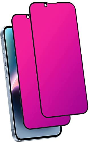 Heromiracle Compatible with iPhone 13 Pro Max and Compatible with iPhone 14 Plus Privacy Screen Protector mirror Tempered Glass Anti-Spy Gradient colorful Anti Bluelight Full Coverage clear Film 6.7