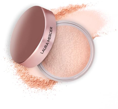 Laura Mercier Translucent Loose Setting Powder - 16H Halt, Matt | Kult-Puder absorbiert Öl, kaschiert Poren & fixiert Make-up. Federleichtes, atmungsaktives Finish ohne Maskeneffekt