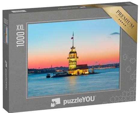 Puzzle 1000 Teile XXL „Der Jungfernturm in Istanbul, Türkei“ – aus der Puzzle-Kollektion Türkei
