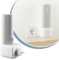 Cleverstation Halterung Steckdose - passend für Sonos Roam & Sonos Roam SL Lautsprecher Wandhalterung, Halterung Wand, Boxen Wandhalterung, Wandhalter Lautsprecher, Speaker Wall Mount (weiß)