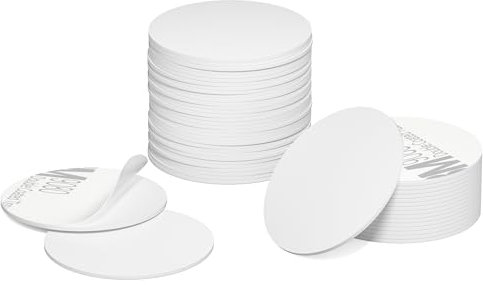 100 Stück NFC Tag Sticker NFC Karte NTAG215 Chips NFC Tag Weiß NFC Sticker NFC Aufkleber,für Alle NFC-Fähigen Smartphones-504 Bytes