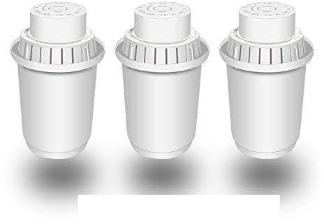 ARTGOS Wasserfiltersystem 3,5 l mineralischer alkalischer Wasserkrug Filter-Ionisator – 400 l langlebige Filter – Reiniger-Filtrationssystem – pH-Alkalisierer (Color : 3 x Replace Filter, Size : X)