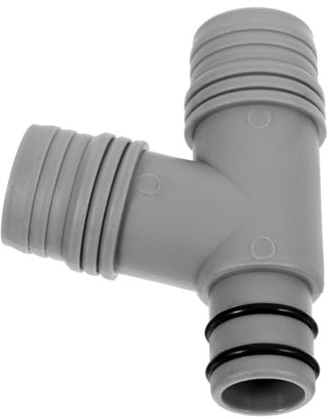 Gadpiparty Conector De De 3 Vías Para Drenaje Del Fregadero Divisor De Adaptador De Desbordamiento Para Tubo De Lavabo De Cocina Accesorio De Conexión Rápida Para Plomería De