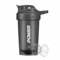 ACUNA Power Shaker Bottle - 400 ml | Protein Shaker With Mixing Ball For Smoothie Shake, Leakproof Screw-On Lid Ideal Workout & Gym Partner Protein Shaker Bottle For Protein Shakes (Black)