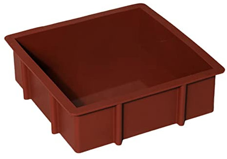 Moule À Gâteau Carré En Silicone - Moule Carré Silicone, Moule À Gâteau Antiadhésif Pour Brownies | Moule Silicone Patisserie 17X17cm Moule Silicone Carre Layer Cake Cuisson Pour Chocolat, Gâteaux