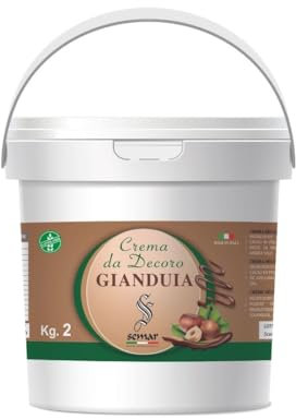 SEMAR® | crème à tartiner noisette - MADE IN ITALY - 1KG idéale pour un usage privé et commercial - Sans Gluten (Noisette)