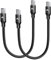 USB C auf USB C Kabel, 2 Stück USB C Kabel 30CM, 60W Schnellladekabel USBC zu USBC Kurz für iPhone 16/15 Pro Max, Samsung S24/S23, MacBook Pro/Air, iPad, Huawei P30, Pixel