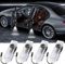 Luci Portiera Auto 4 Pezzi Kit Luci LED Logo Proiettori Auto Compatibile con Luci Proiettore Porta BMW Serie 1 2 3 4 5 6 7er M GT X1 X3 X4 X5 X6