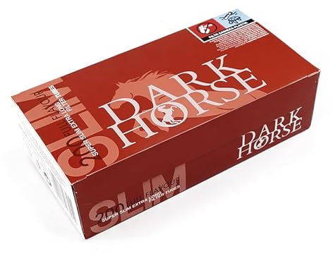 Dark Horse Super Slim Extra Long Hülsen 6,5mm Durchmesser 24mm lang 10 Boxen (2000 Hülsen)