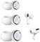 6PCS Replacement Ear Tips compatible with AirPods Pro and EarPods, Silicone Earbud Tips, Noise-Isolating, Secure Fit, Comfortable, Durable, Anti-Slip, 3 Sizes (S/M/L), Easy Installation
