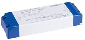 Kanlux Alimentation LED 24V 100W – Plastique Blanc – Sécurité IP20