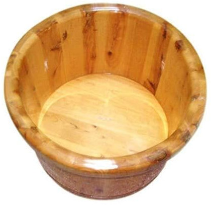 Foot Bath Pedicure Bowl Wood Foot Care Pedicure Barrel Wooden Foot Basin Foot Spa Bucket Foot Barrels Foot Tub Foot Bath Bowl Foot Basin