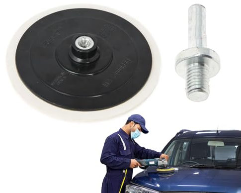 Auto Polierset Bohrmaschine Schleifscheibe Auto Polierscheibe Polierscheibe Polierscheibe für automatische Beschichtung | Mit Schraubstange, Selbstbeschichtung,Schleifpapier Scheibe fl