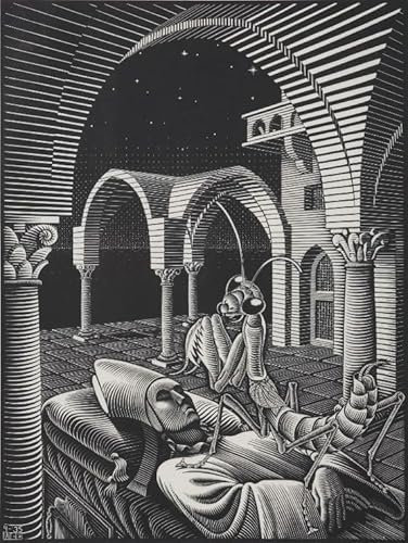 CYQFEZ Puzzle 1000 Teilen M C Eschers Artwork Posters Reproduction Toys Adult Decompression Game Kw203Tp