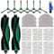 SOBEAU Accessoires pour iRobot Roomba Y0110/ Y0112/ Y0140 Aspirateur, 2 Brosse Principale, 6 Filtres HEPA, 6 Brosses Latérales, 6 Chiffon, Pièces de Rechange pour iRobot Roomba