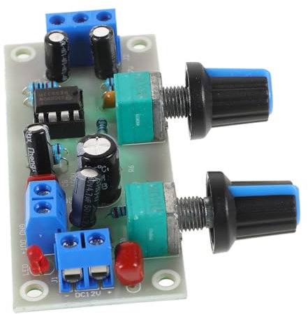 Toddmomy Subwoofer Preamp Board Low Pass Board Features Designed for Diy Low Bass Audio Systems Compatible Power Supply for Car Audio Enhancement