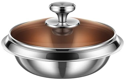 NPXUAMTJ Set di stoviglie in acciaio inox 304, piatti da portata per picnic e campeggio, set di stoviglie per feste per esterni e interni