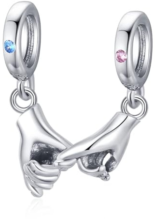 SOUTHPLUS Charms Anhänger 925 Sterlingsilber 5A Zirkonia-Anhänger Mit Geschenkkarton, Geeignet für Europäische Charme Armband Schmuck Geschenk für Damen Frauen