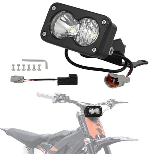 IUVWISN Motorrad Scheinwerfer Dirt Bike Scheinwerfer für Sur Ron Surron Light Bee X S Talaria Sting R MX3 MX4 MX5 (weiß)