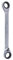 KS Tools 503.4578 GEARplus Doppel-Ratschenringschlüssel umschaltbar 17x19mm
