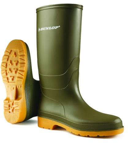 Dunlop Protective Footwear, 16247, Dulls, Verde Oliva, Taglia 34 EU