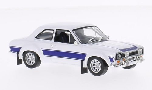 Ford Escort I RS2000, Weiss/blau, RHD, 1974, Modellauto, Fertigmodell, Greenlight 1:43