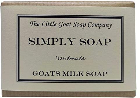 The Little Goat Soap 1 x Simply Goats Milk Soap. Unscented 100g. Sensitive Skin. Eczema, Psoriasis, Dermatitis. Dry Skin